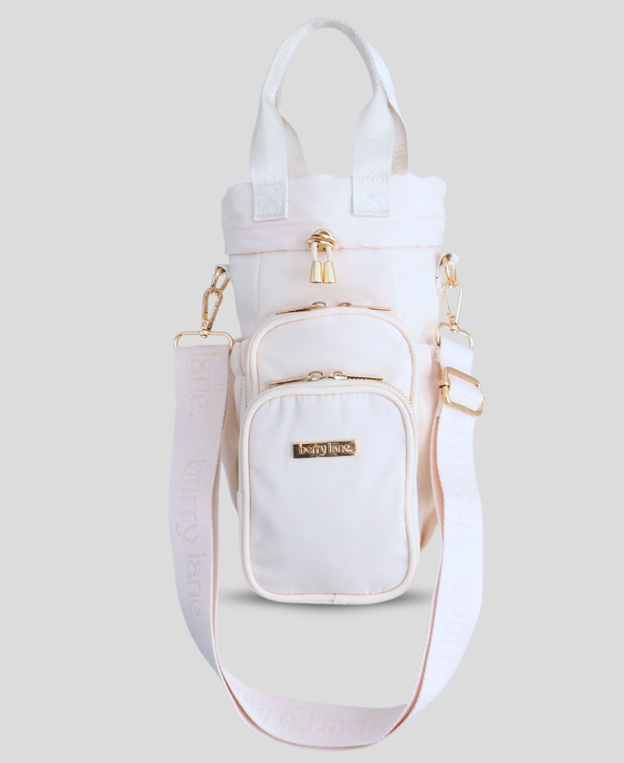 Ultimate Drink Bottle Bag - White