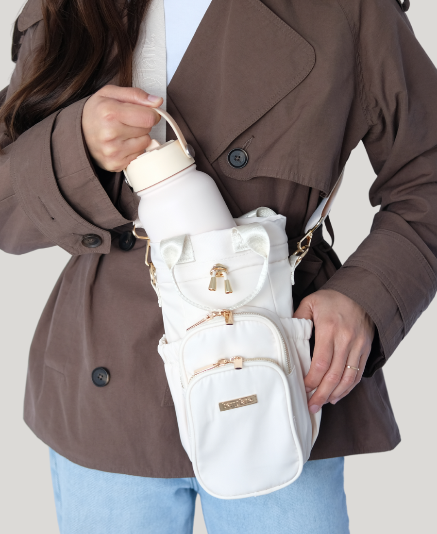 Ultimate Drink Bottle Bag - White